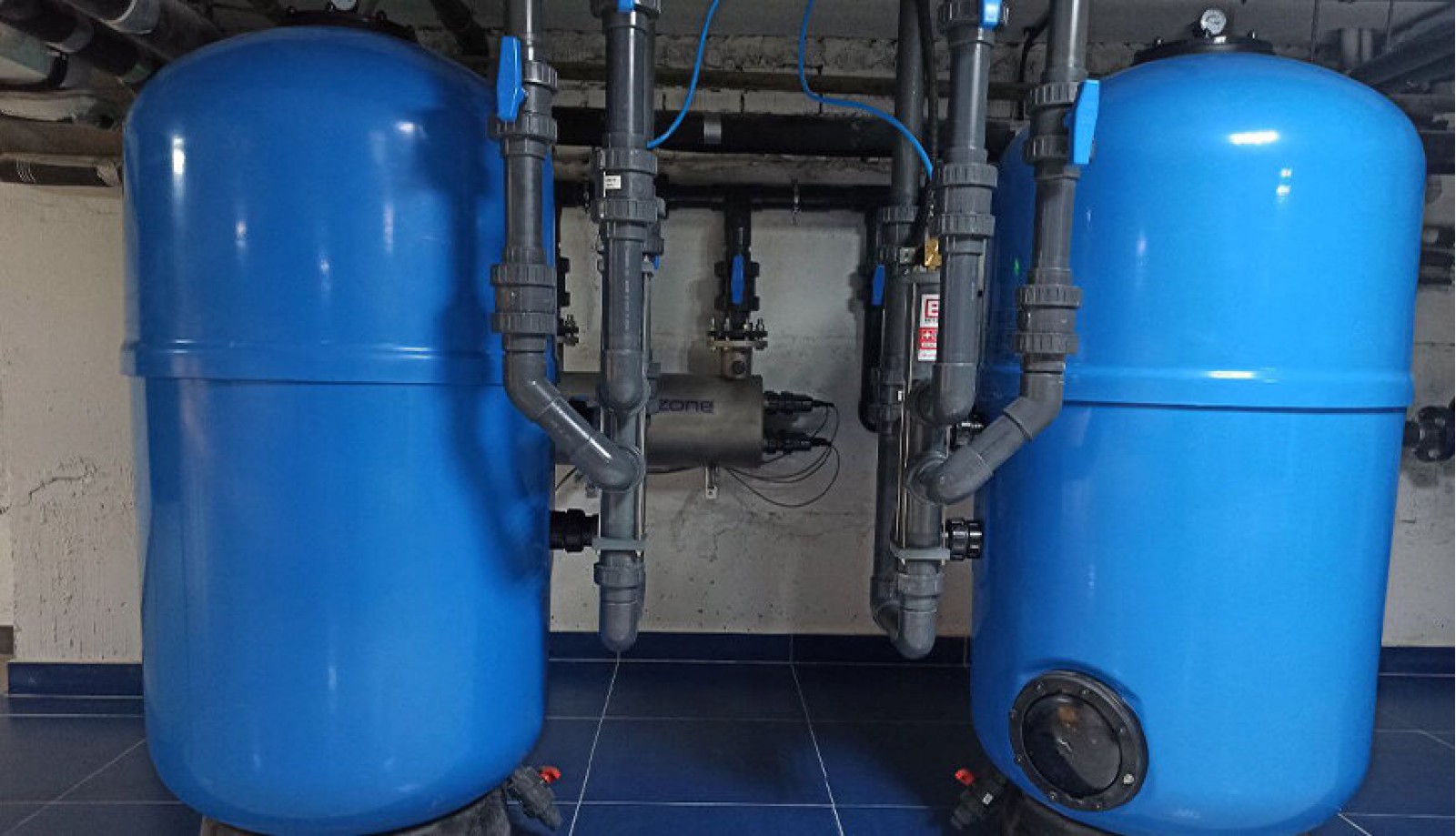 Система обеззараживания бассейна общественного назначения для плавания в фитнес-центре