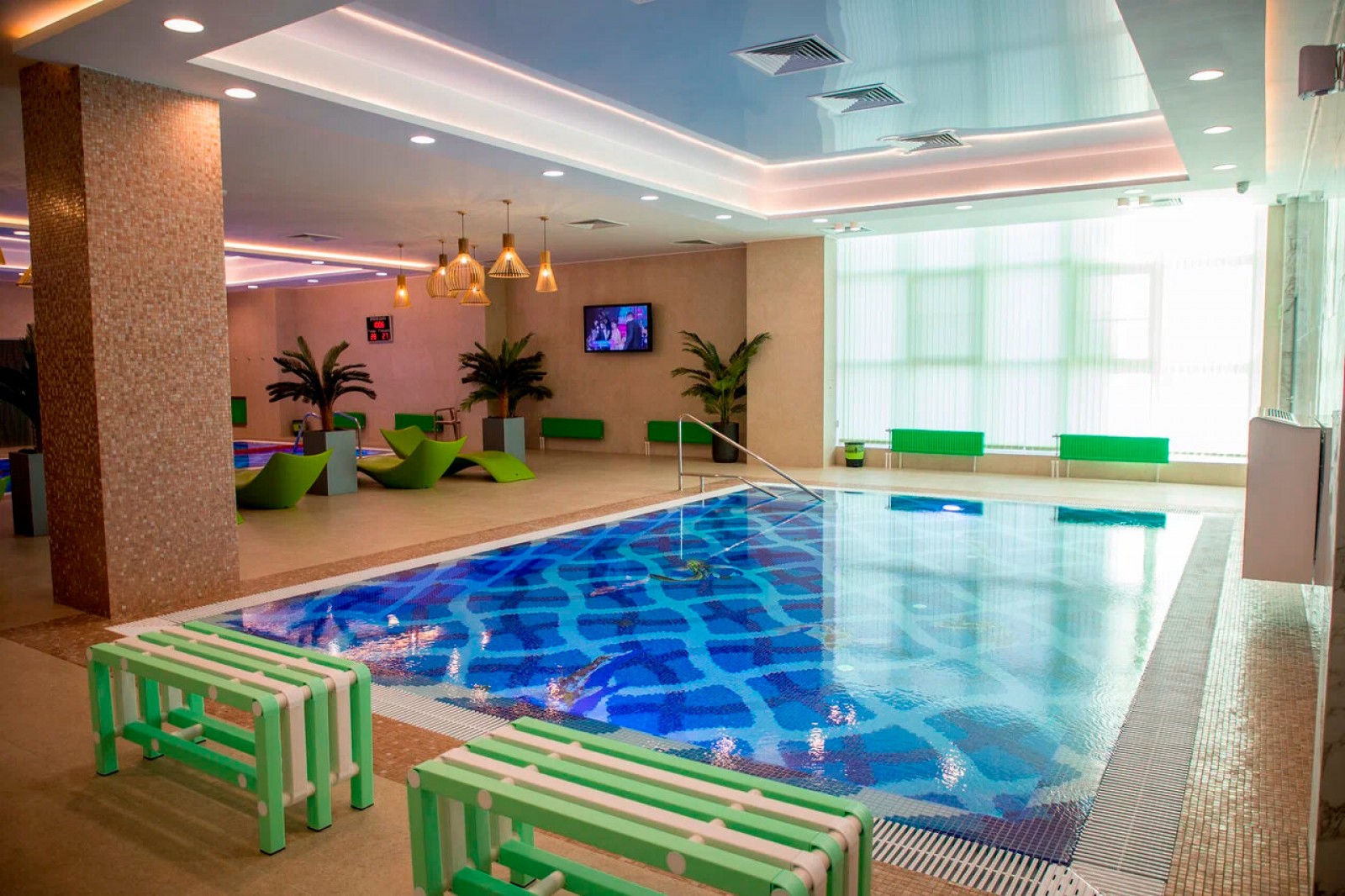 Параметры детского бассейна в фитнес-центре