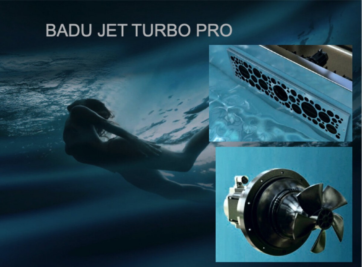 Противоток Speck Badu Jet Turbo Pro Design 1/2, 150 - 350 м3/ч (380 В) (комплект: насос, закладная, щит+пульт)