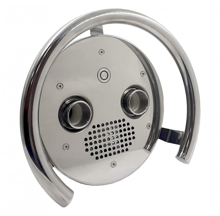 Противоток Сounter-flow AISI 304 встраиваемый с двумя соплами с пьезокнопкой 75 м3/ч,  3(380-400В), 4 кВт 