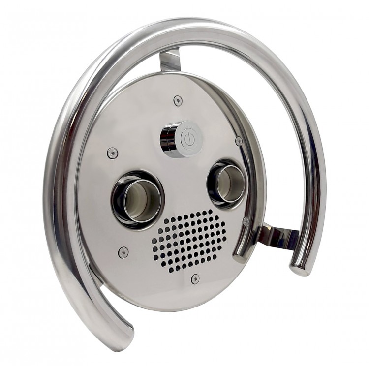 Противоток Сounter-flow AISI 304 встраиваемый с двумя соплами с пневмокнопкой 75 м3/ч,  3(380-400В), 4 кВт 