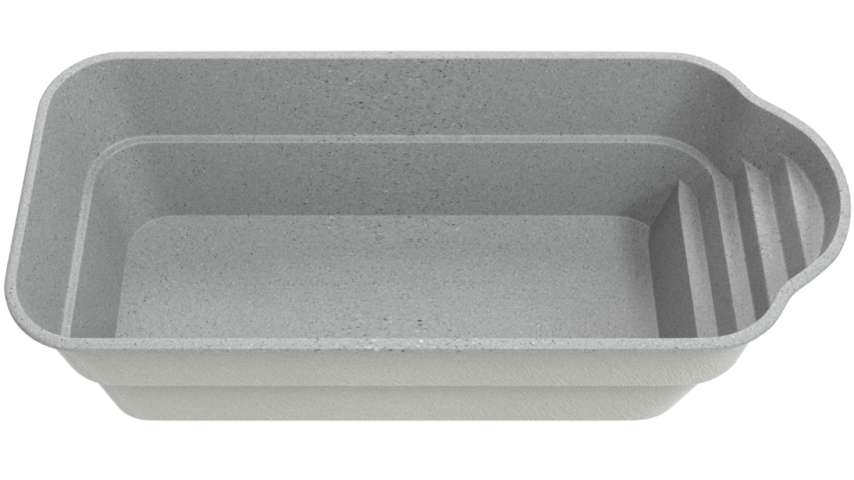 Композитный бассейн "Forte" 700 х 300 х 170  см  глубиной 165 см, прямоугольник морозоустойчивый