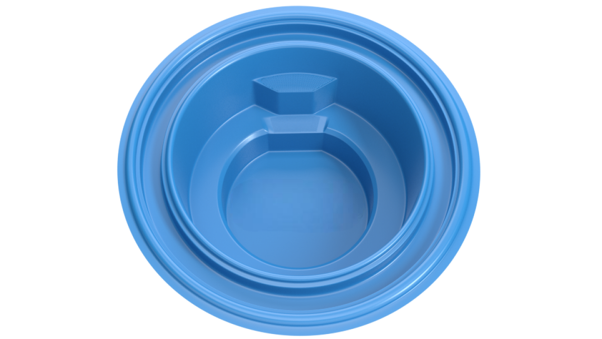 Композитный аэромассажный переливной SPA-бассейн "Hugo" 300 х 300 х 120 см  глубиной 120 см, круглый морозоустойчивый