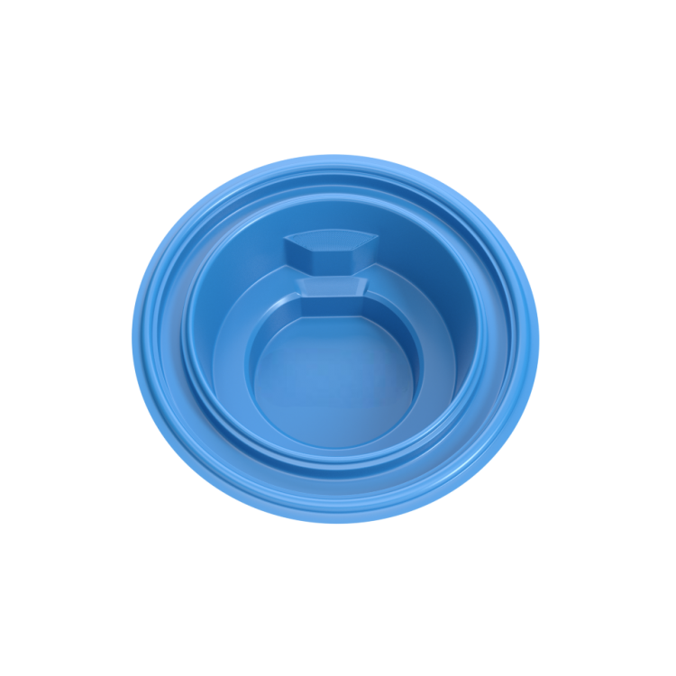 Композитный аэромассажный переливной SPA-бассейн "Hugo" 300 х 300 х 120 см  глубиной 120 см, круглый морозоустойчивый