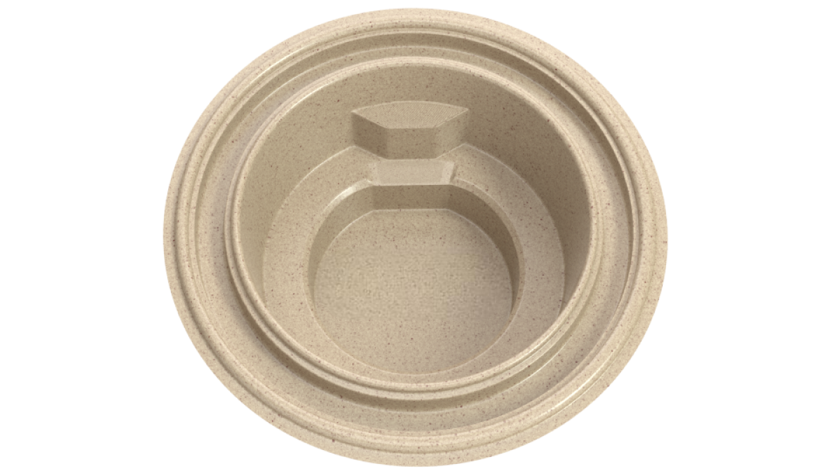 Композитный аэромассажный переливной SPA-бассейн "Hugo" 300 х 300 х 120 см  глубиной 120 см, круглый морозоустойчивый