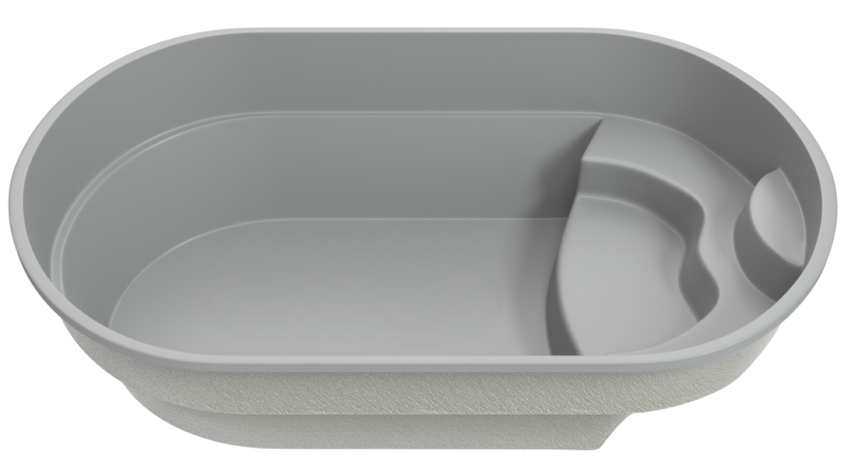 Композитный бассейн "Legato" 520 х 280 х 140  см  глубиной 140 см, овал морозоустойчивый