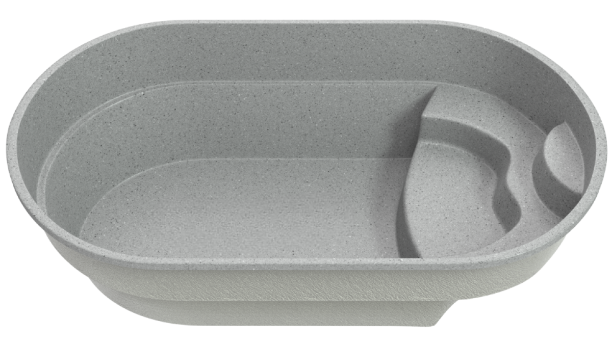 Композитный бассейн "Legato" 520 х 280 х 140  см  глубиной 140 см, овал морозоустойчивый