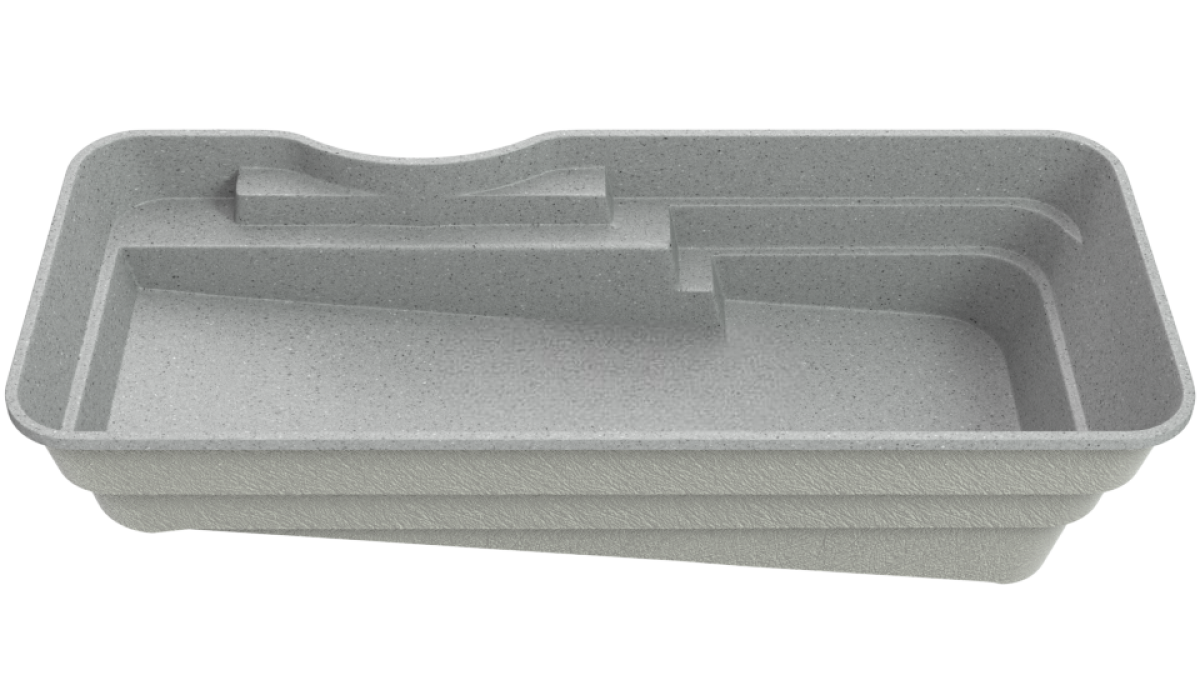 Композитный бассейн "March" 900 х 350  см  глубиной 101 х 180 см, прямоугольник морозоустойчивый