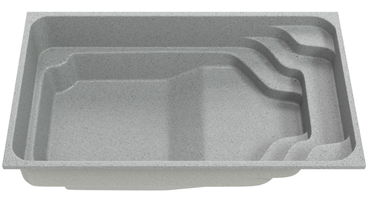 Композитный бассейн "Temp" 610 х 320 см глубиной 125 х 160 см, прямоугольник морозоустойчивый