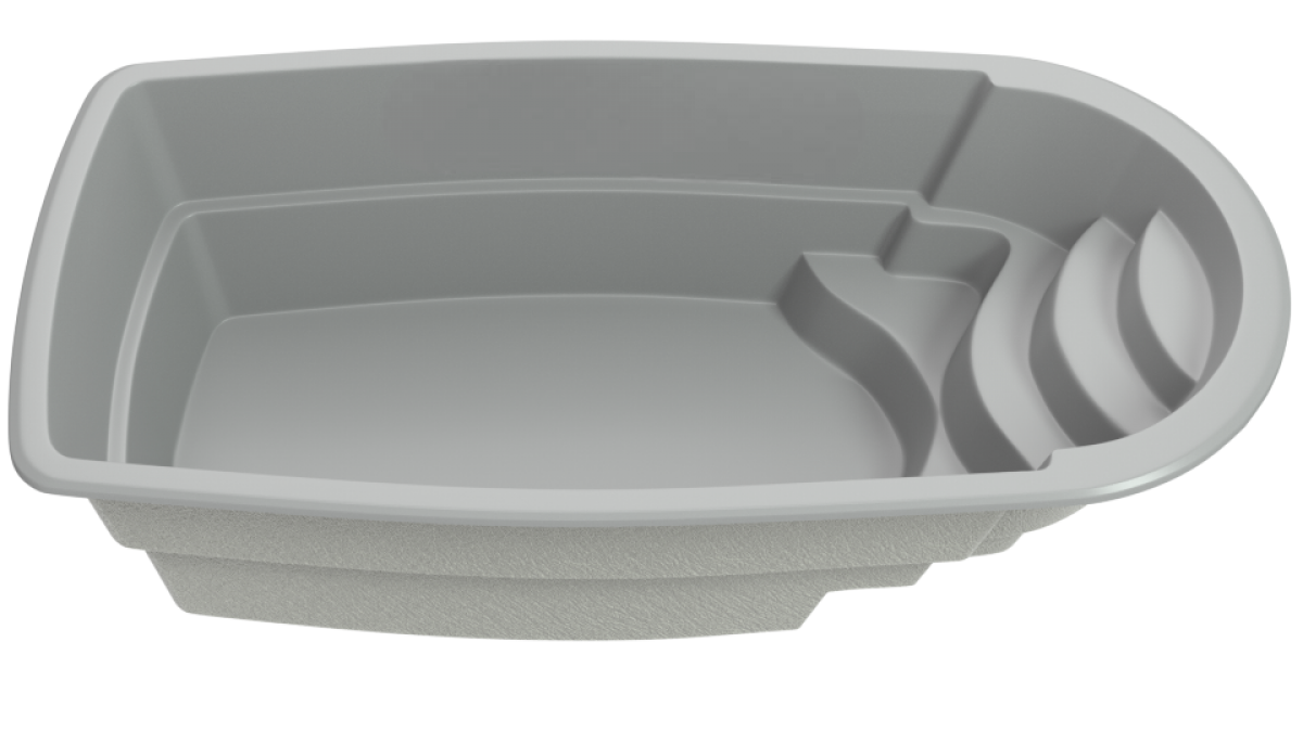 Композитный бассейн "Terciya" 650 х 325 х 155  см  глубиной 155 см, прямоугольник морозоустойчивый