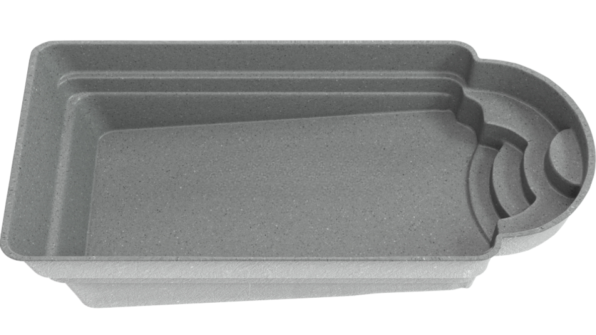 Композитный бассейн "Vivo" 800 х 340  см  глубиной 130 х 180 см, прямоугольник морозоустойчивый