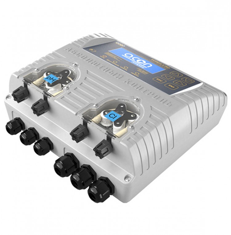 Станция химической дозации DOZBOX 2 PRO  датчиками и двумя насосами