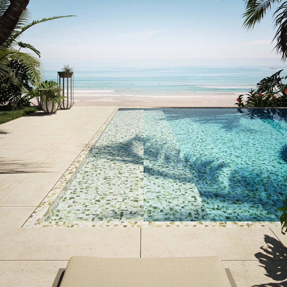 Стеклянная мозаичная смесь Ezarri Aquarelle Blots 50