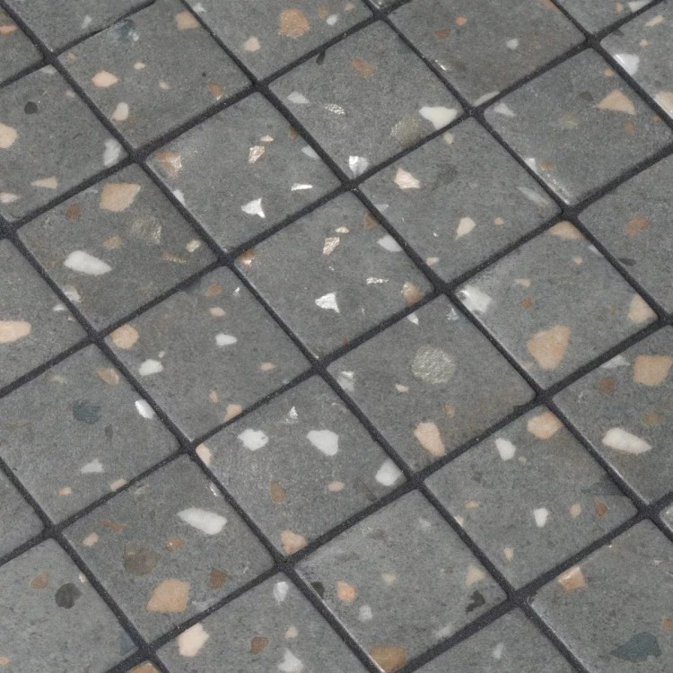 Стеклянная мозаичная смесь Ezarri Terrazzo Grey 50
