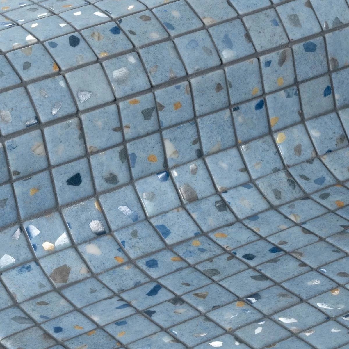 Стеклянная мозаичная смесь Ezarri Terrazzo Sea 25