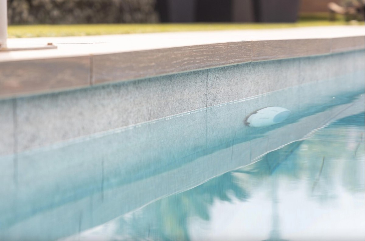 Пленка для бассейна ПВХ ALKORPLAN -Tile Quartz grey (серый кварц) текстурная (1,65х21,00м)