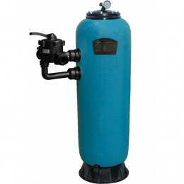 Фильтр для бассейна НРS13400, шпул.навивки, d.400мм, 6 м³/ч, выс.0,8м, бок. подкл. 1½", без вент