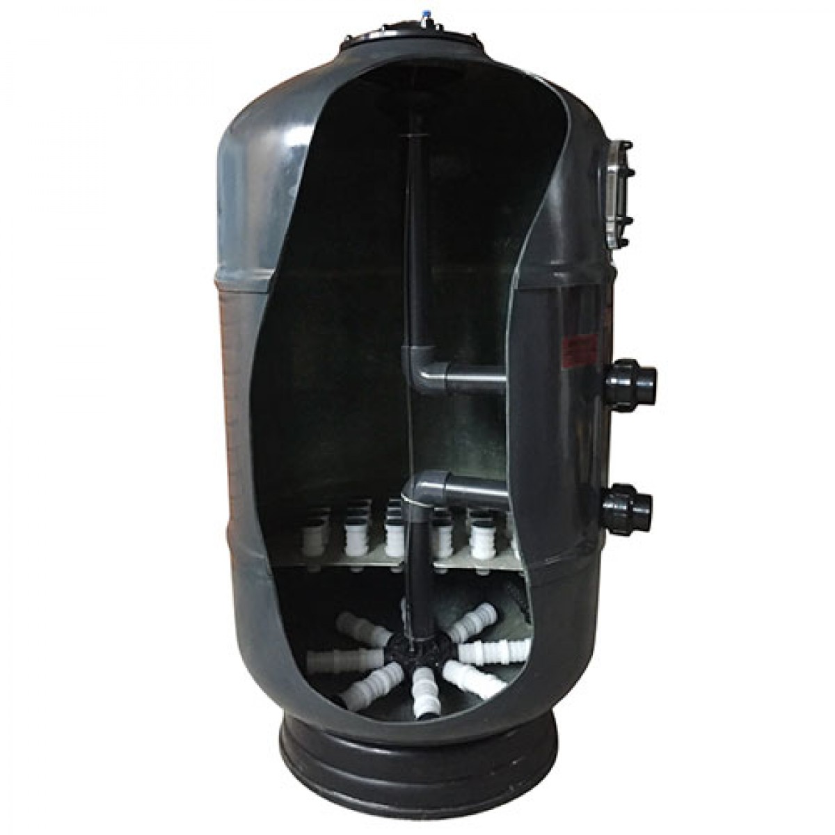 Фильтр для бассейна Piarpi Iris Ø450 с дюзовой пластиной, 8 м³/ч, бок.подкл. 1½", без вентиля