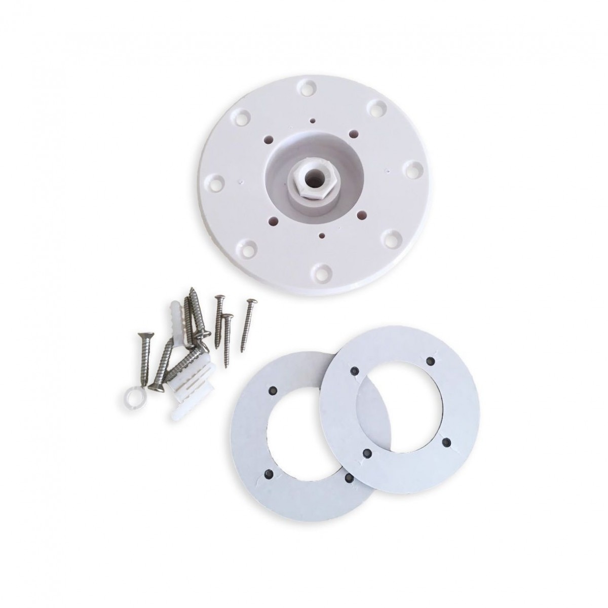 Прожектор светодиодный HT201S 252LED (18 Вт) RGB стальной (AISI-316) + закладная