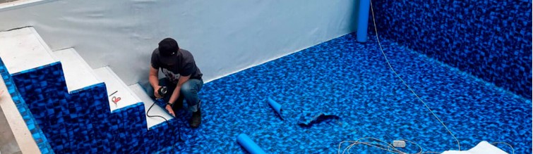 Отделка бассейнов пленкой ПВХ