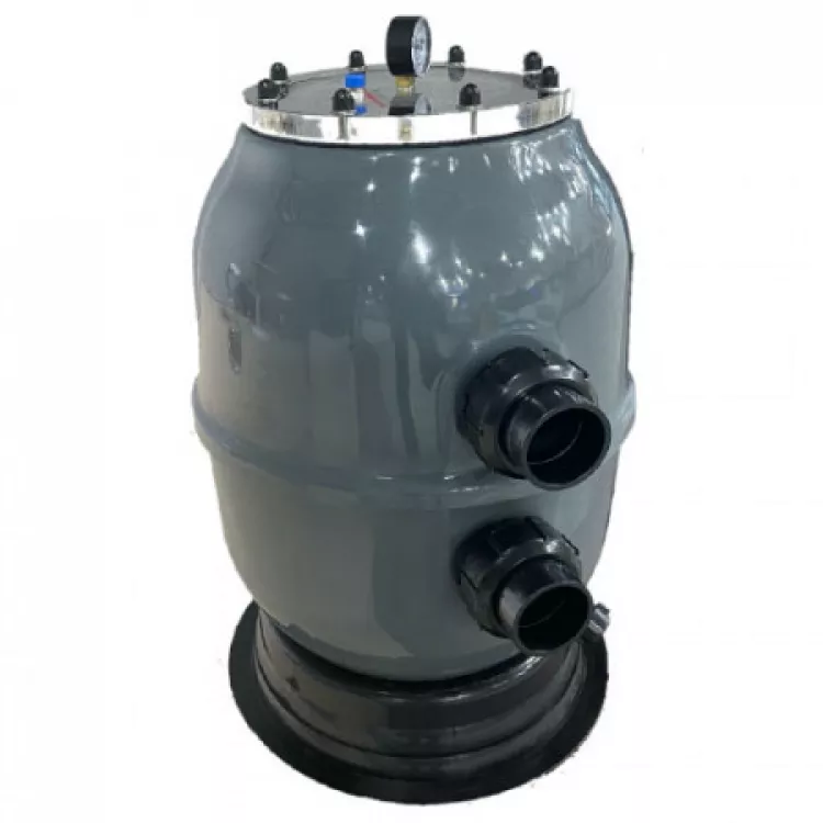 Фильтр для бассейна Piarpi Classical d.450мм, 8 м³/ч, бок.подкл. 1½", прозрачным верхним люком, без вентиля